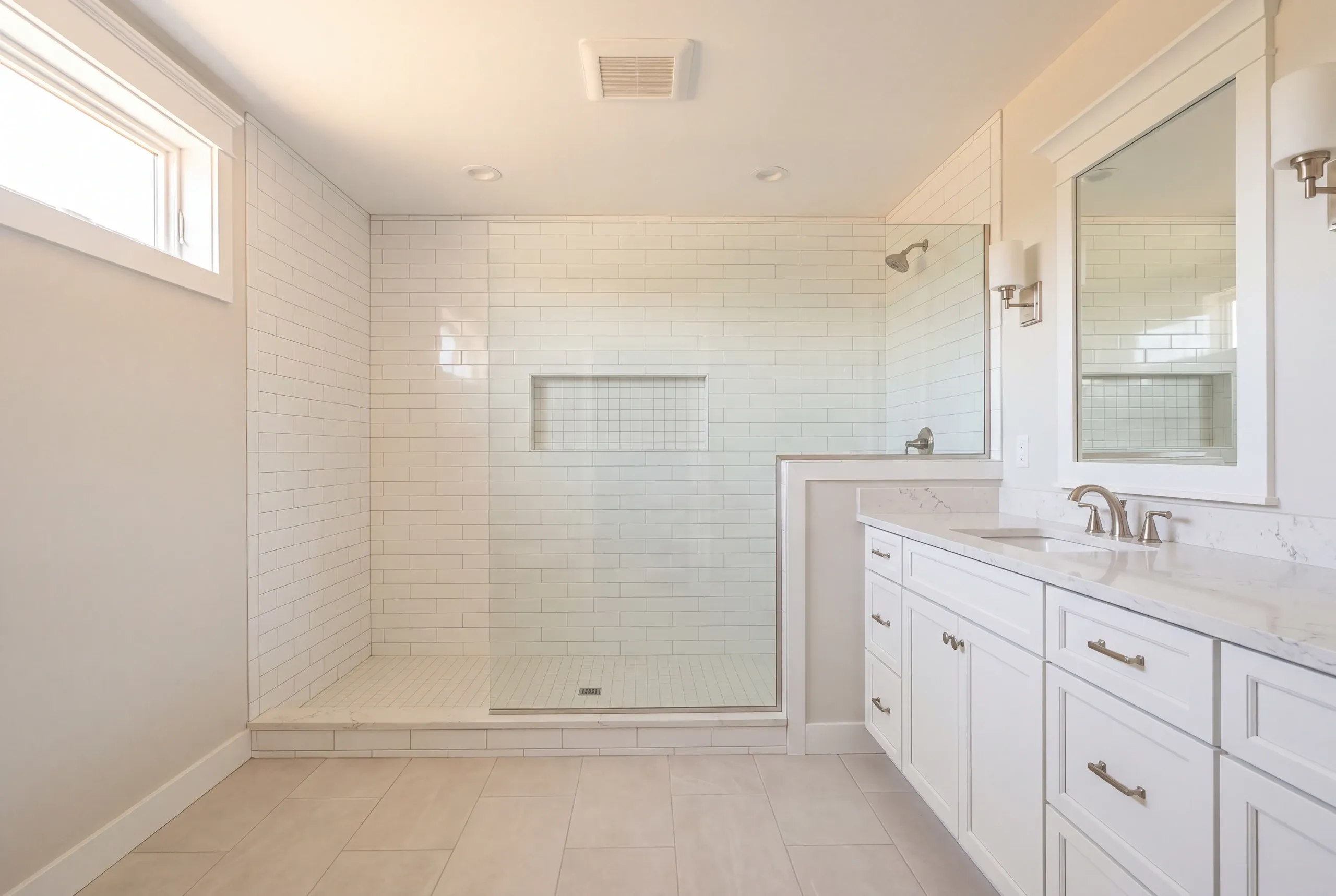 Well pressure tank and water treatment checked before a Mount Vernon bathroom remodel