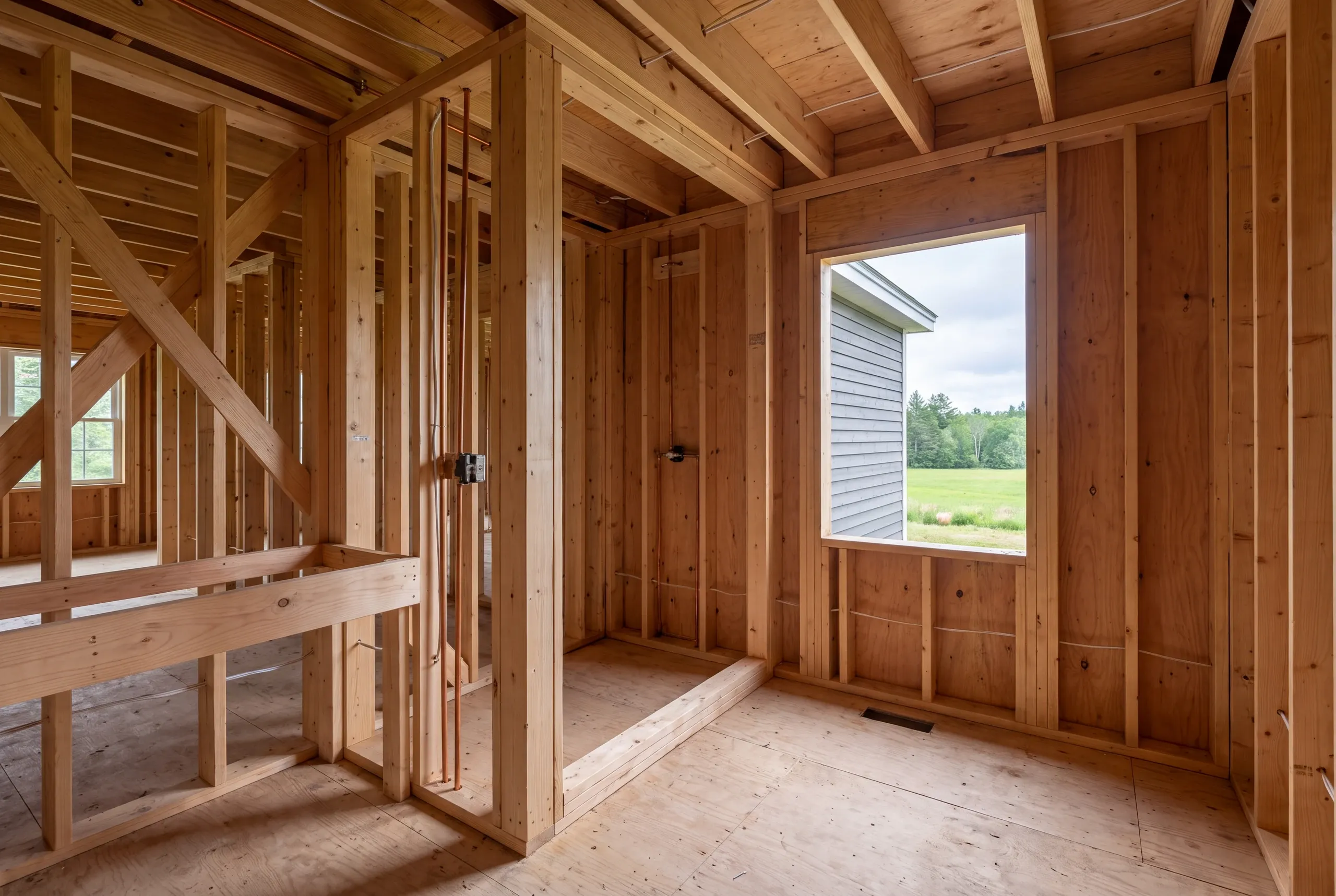 Owner-built framing corrected during a Palermo bathroom renovation