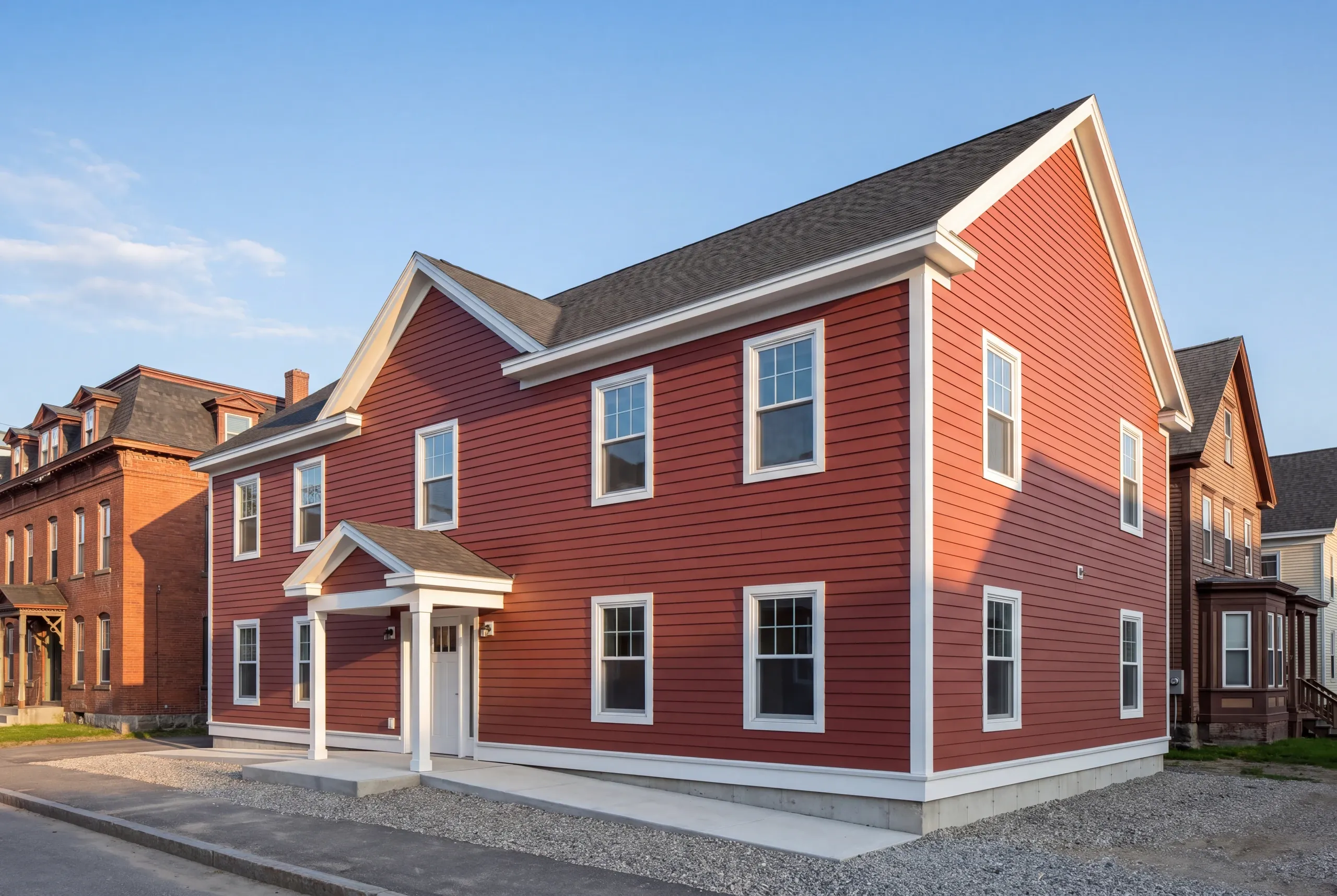 Finished rental units near Colby College in Waterville ready for occupancy