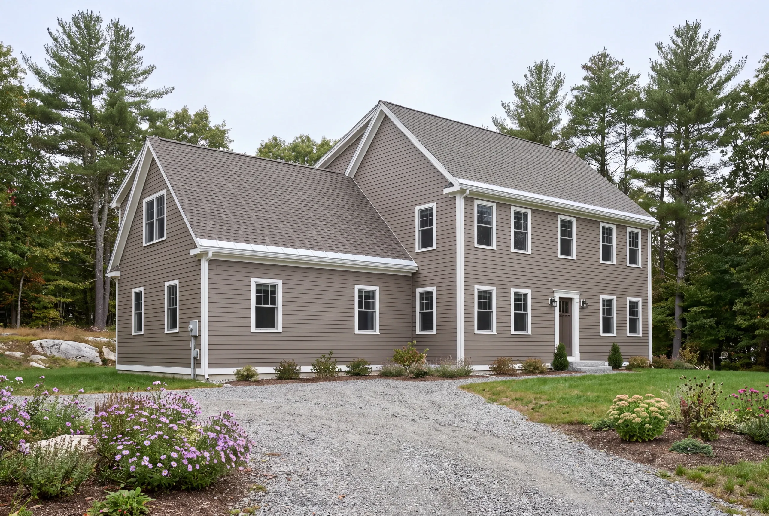 Newman Homes crew on a Kennebec Valley job site