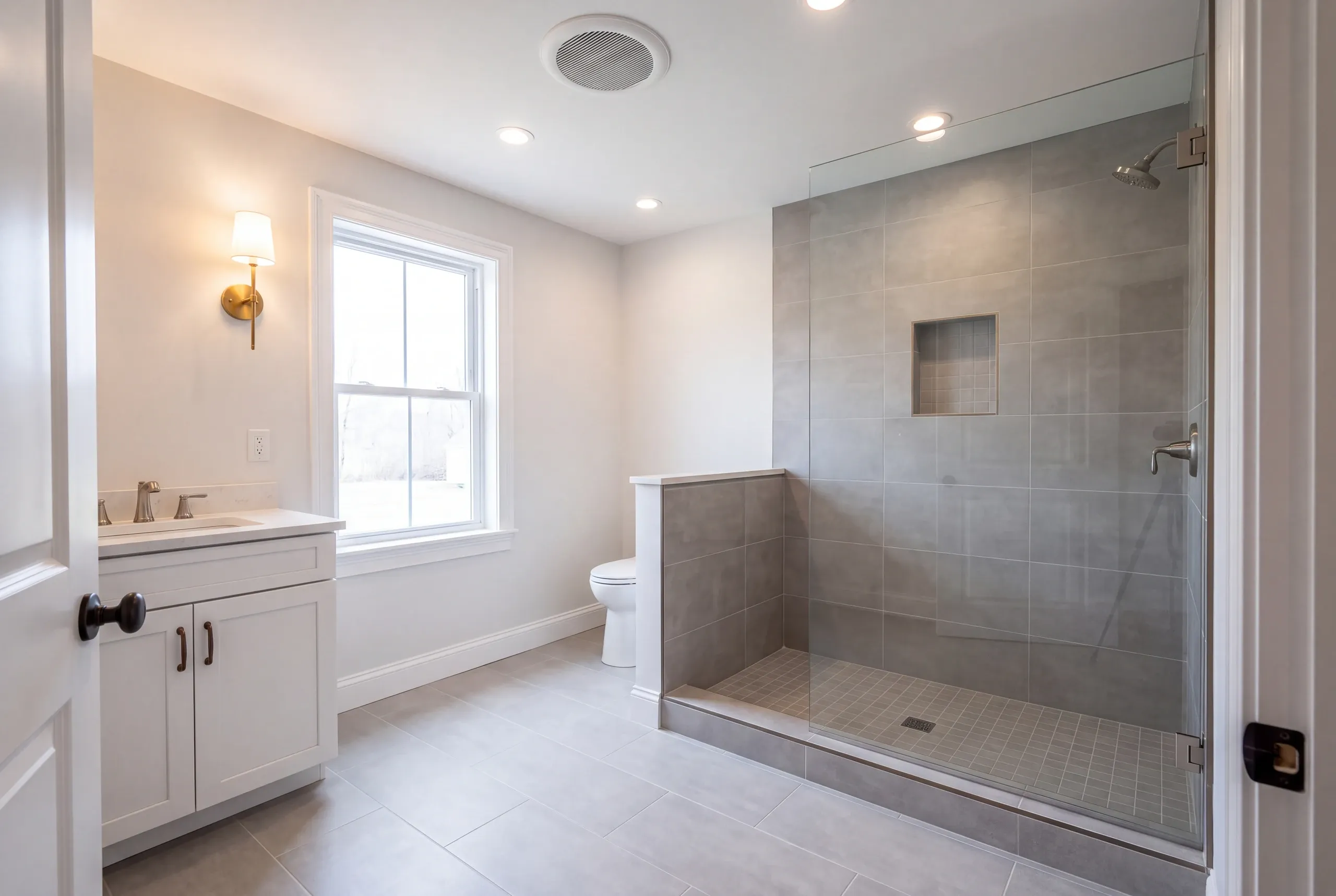 Working out the cost to remodel a bathroom in Augusta, ME during demolition