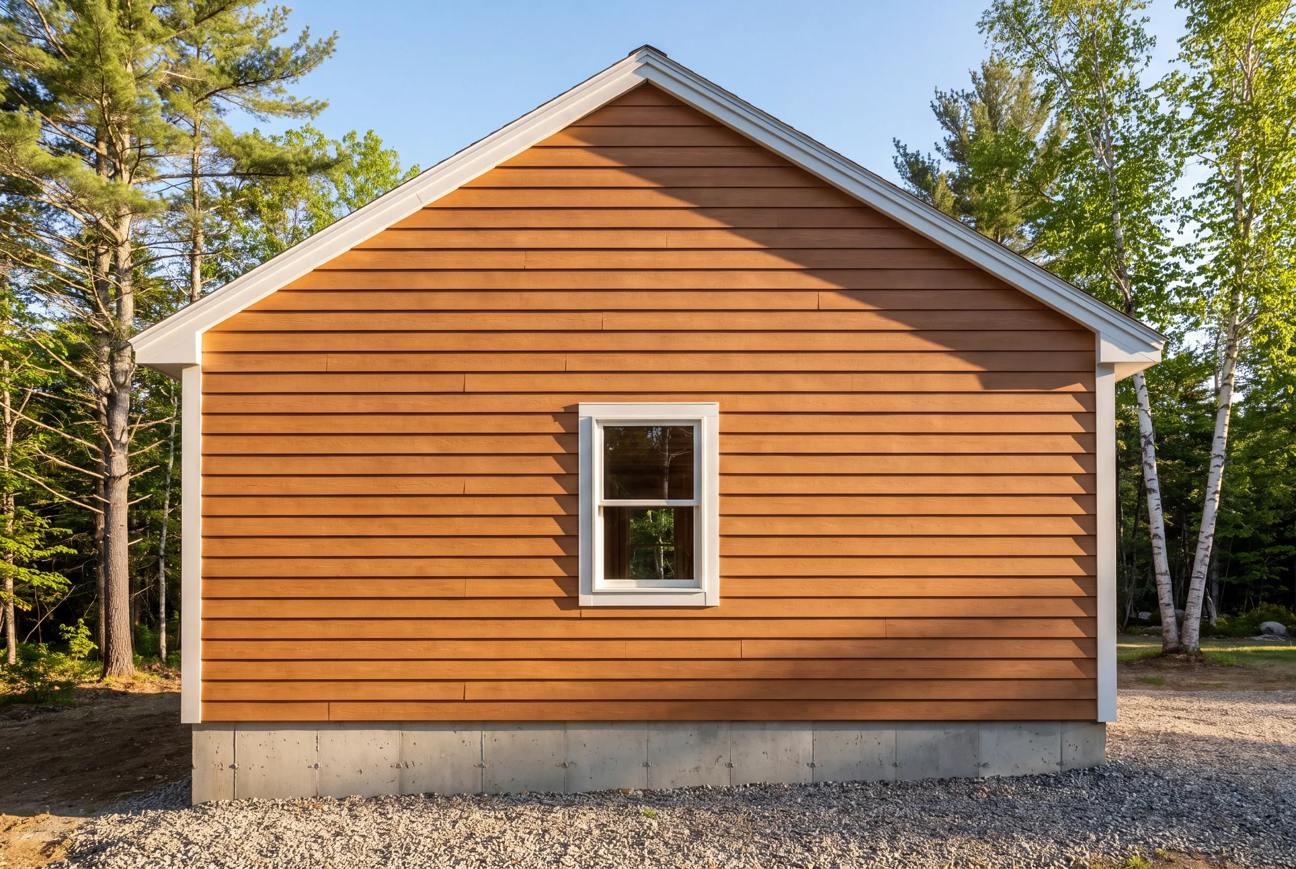 Sheet goods landing on studs in a 24-foot garage wall