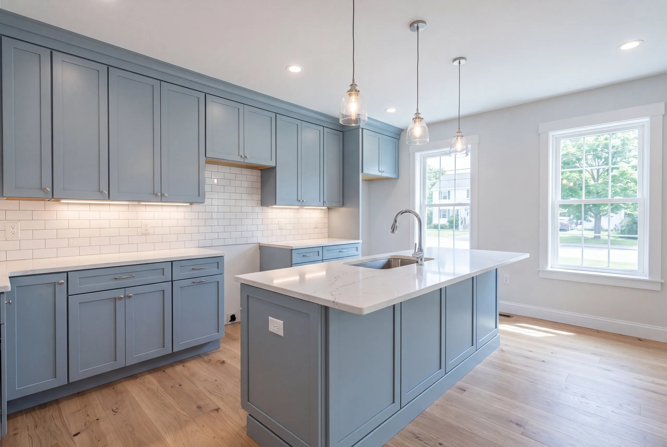 Builder documenting an existing kitchen in a Gardiner Common area home