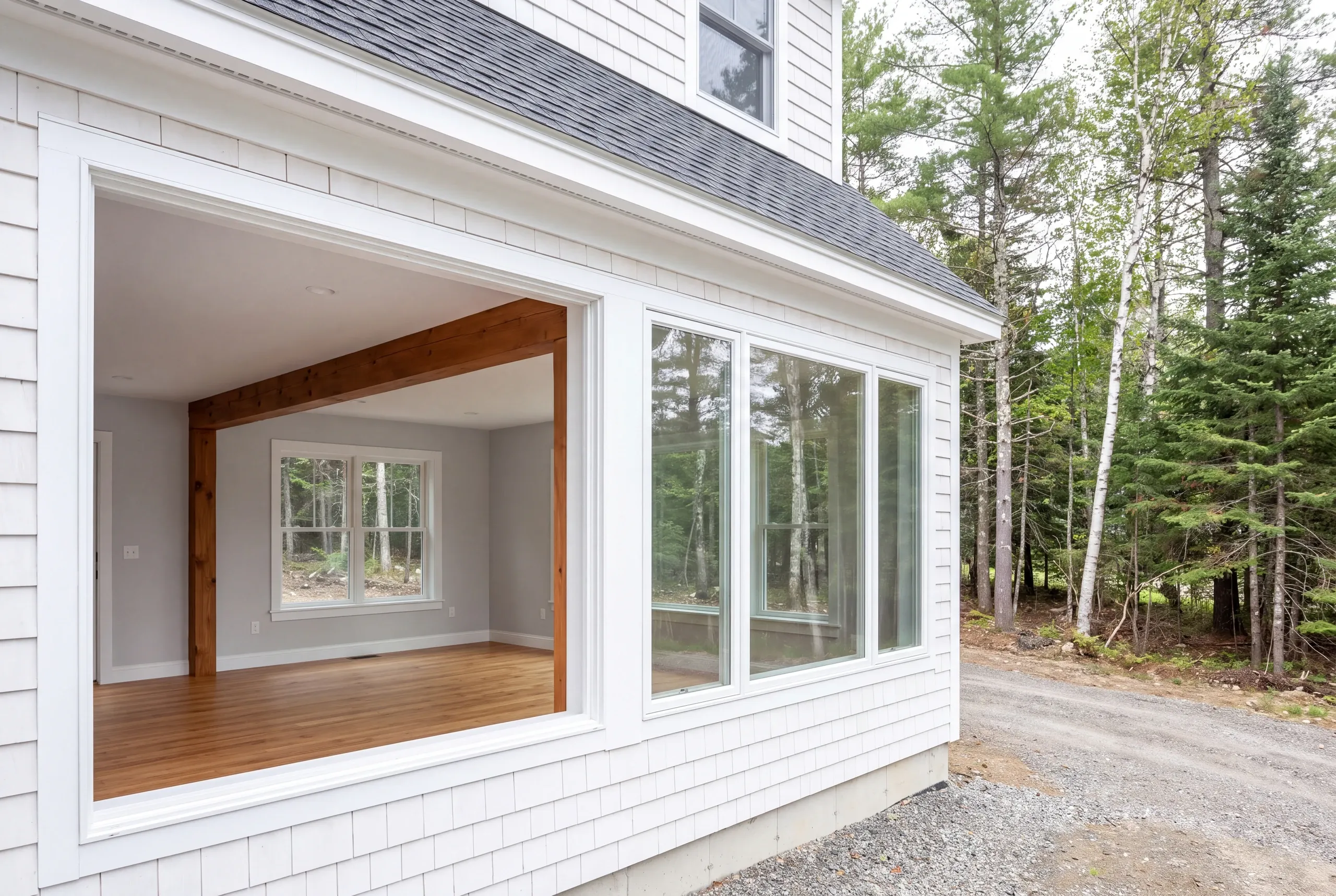 Finished year-round living space in a remodeled Belgrade lake home