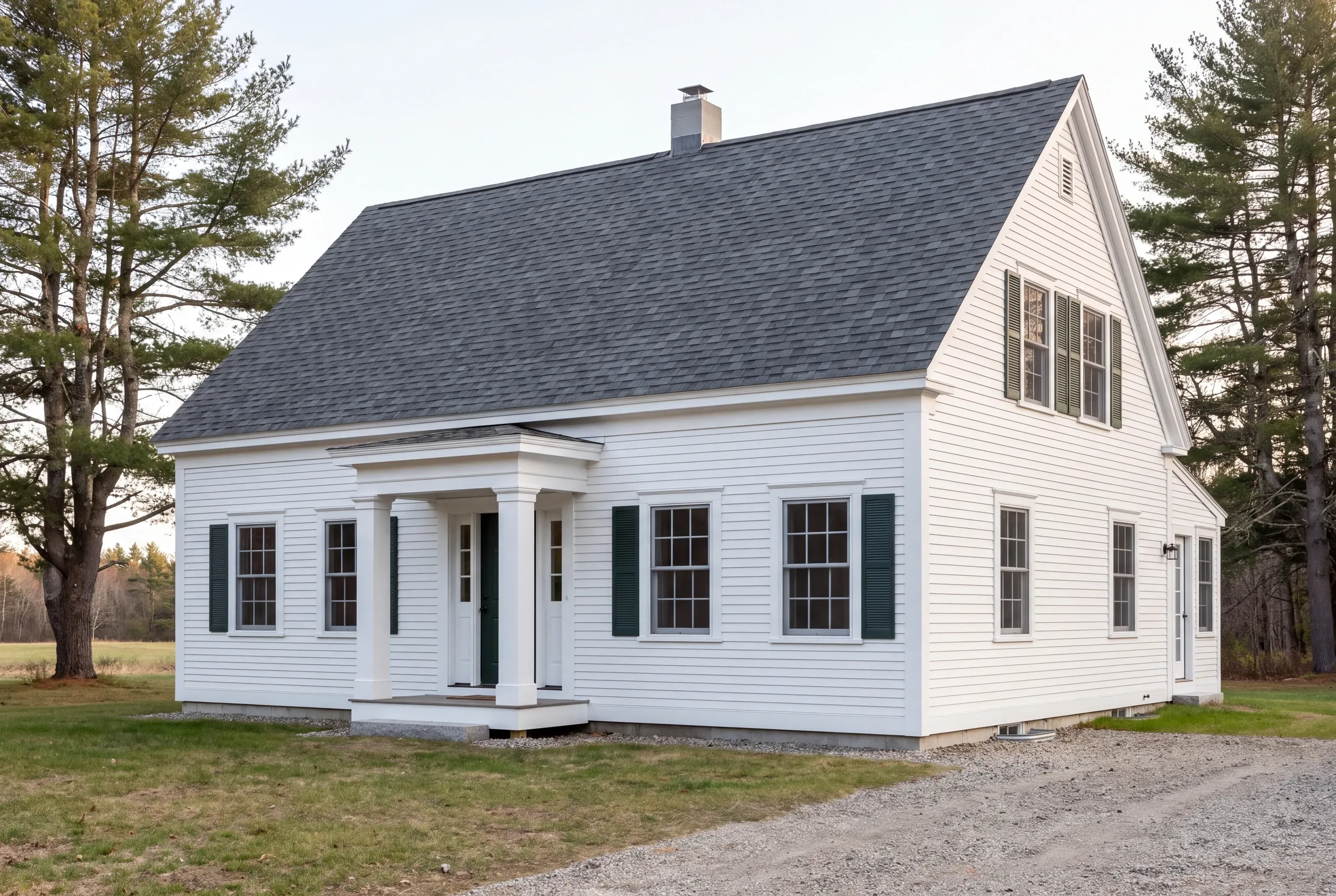 Home remodeling Brunswick, ME work joining an old front and a later addition