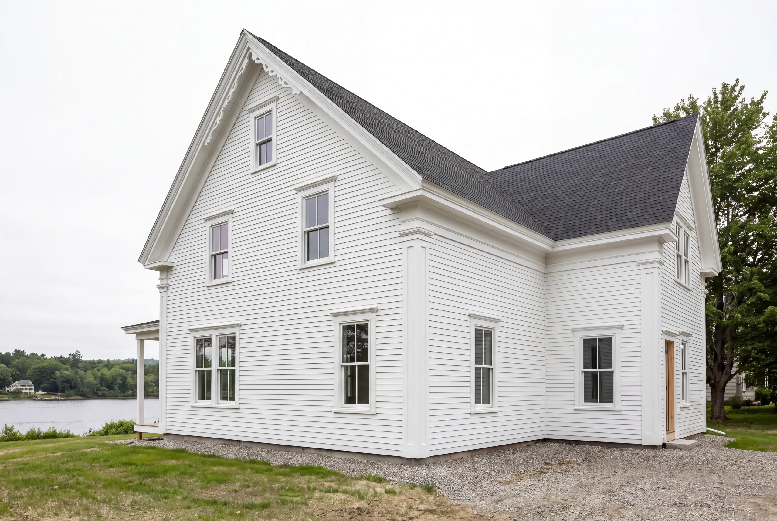 Home remodeling Fairfield, ME work underway in a riverfront Victorian