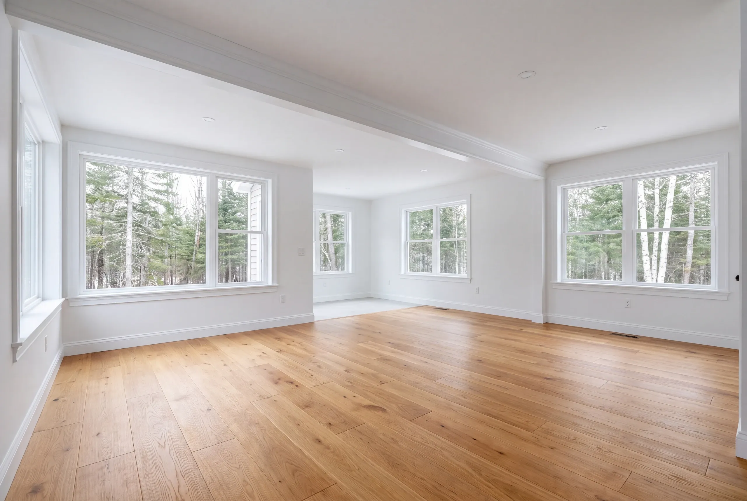 Finished four-season interior in a remodeled Mt. Vernon home