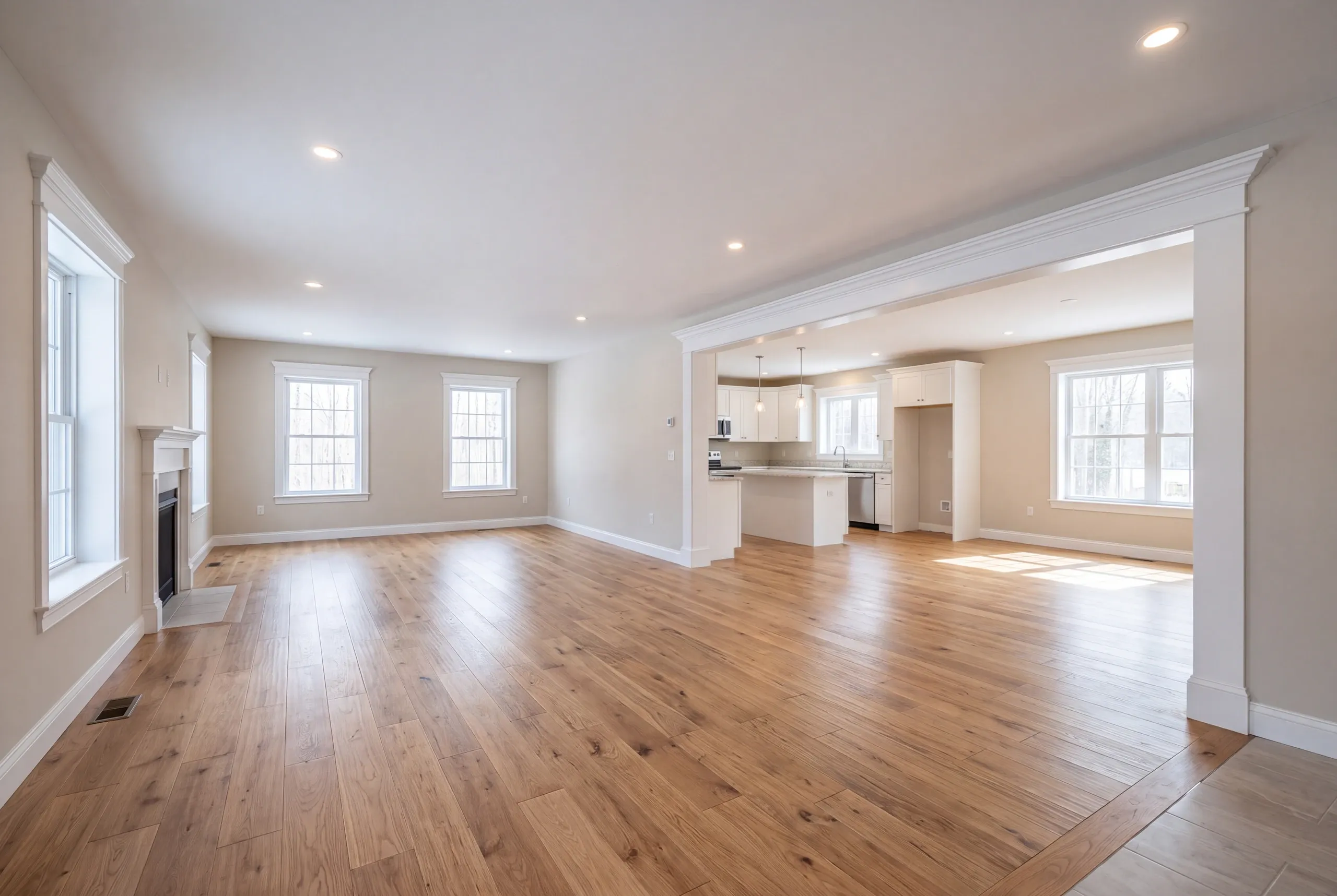 Home remodeling Sidney, ME project running in several rooms at once