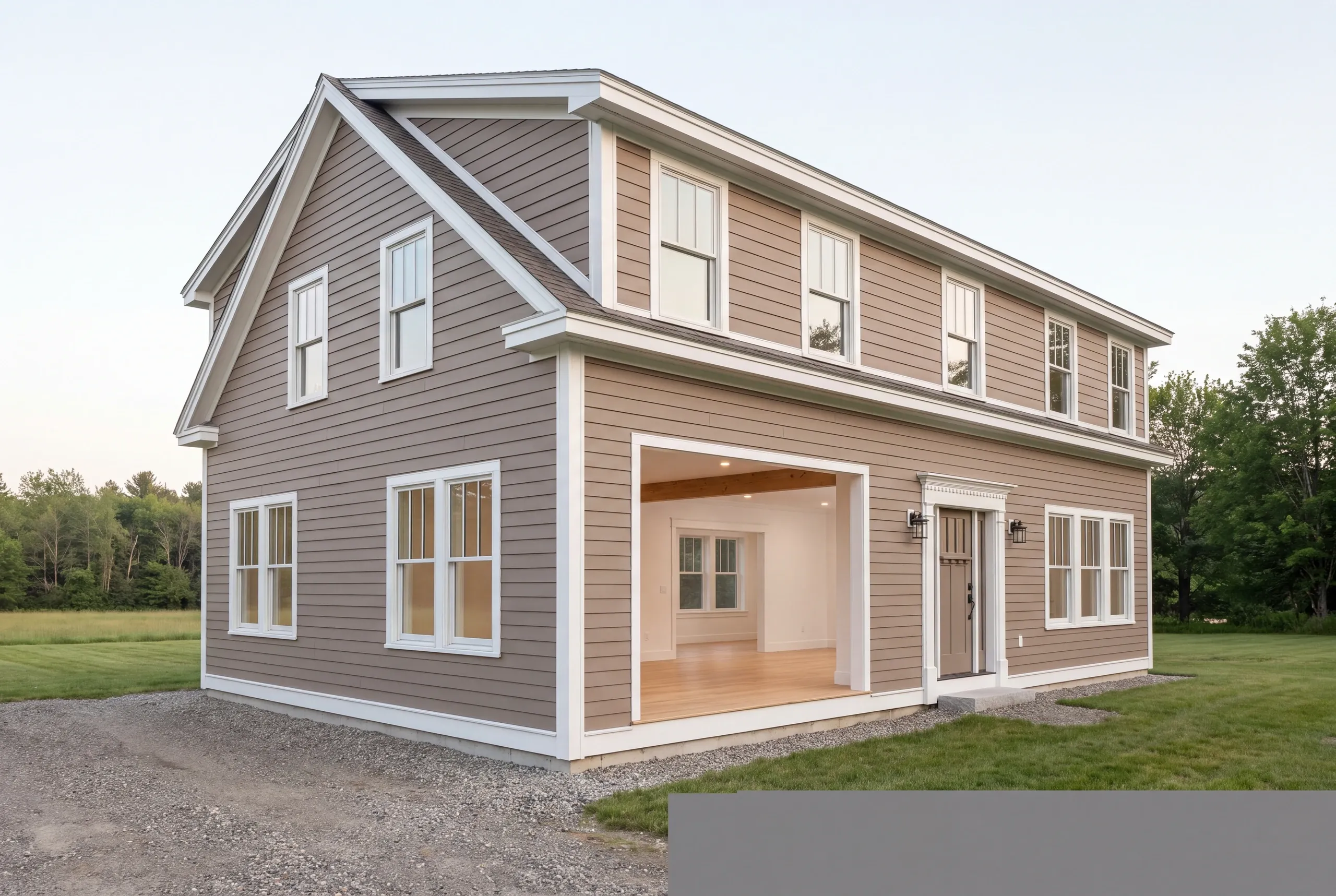Home remodeling Vassalboro, ME project sequenced across a country house