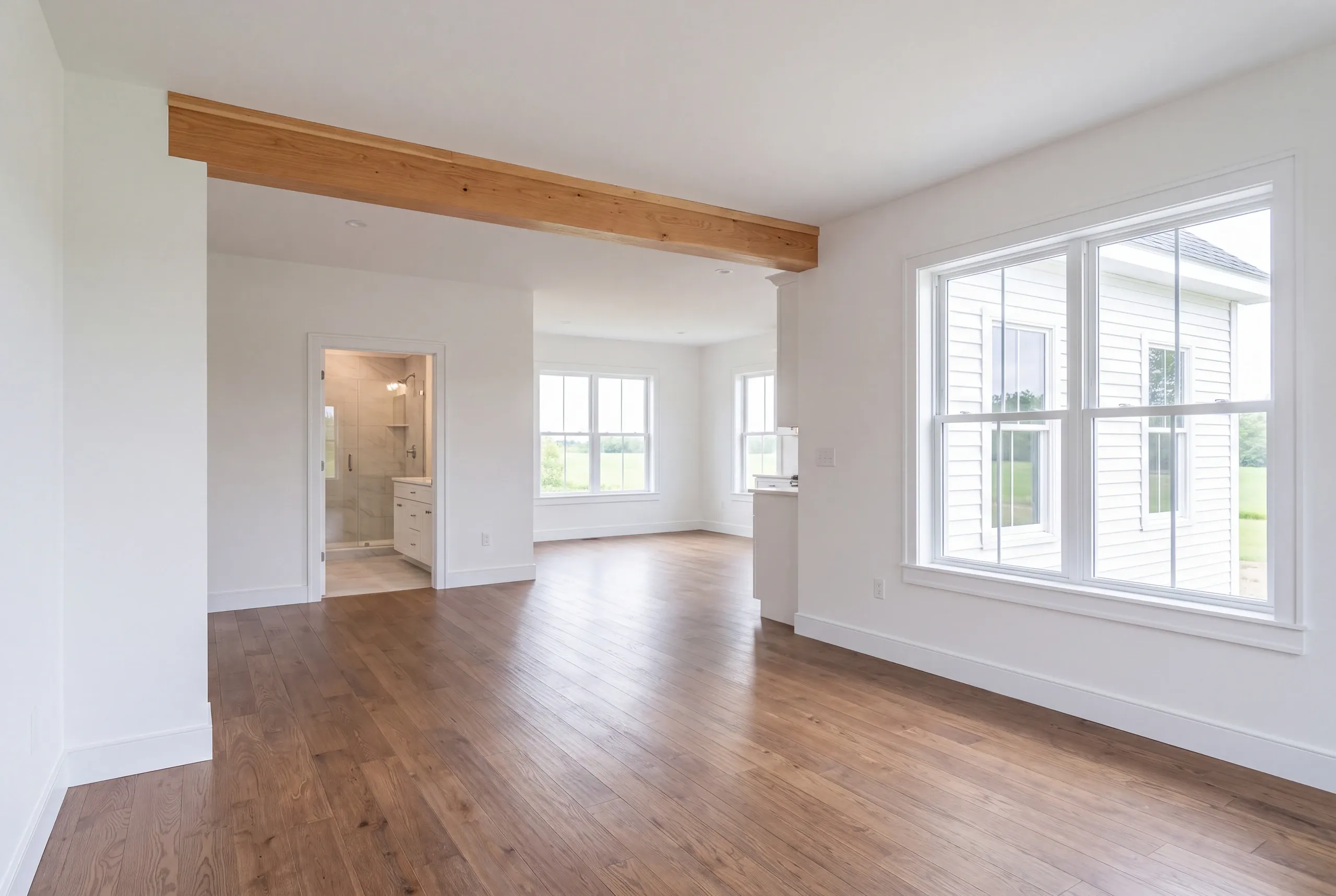 Finished multi-room renovation in a Vassalboro farmhouse