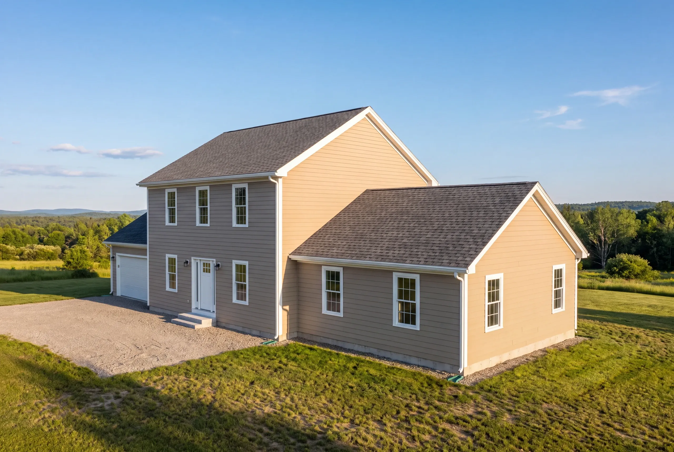 Newman Homes crew on a Kennebec Valley job site