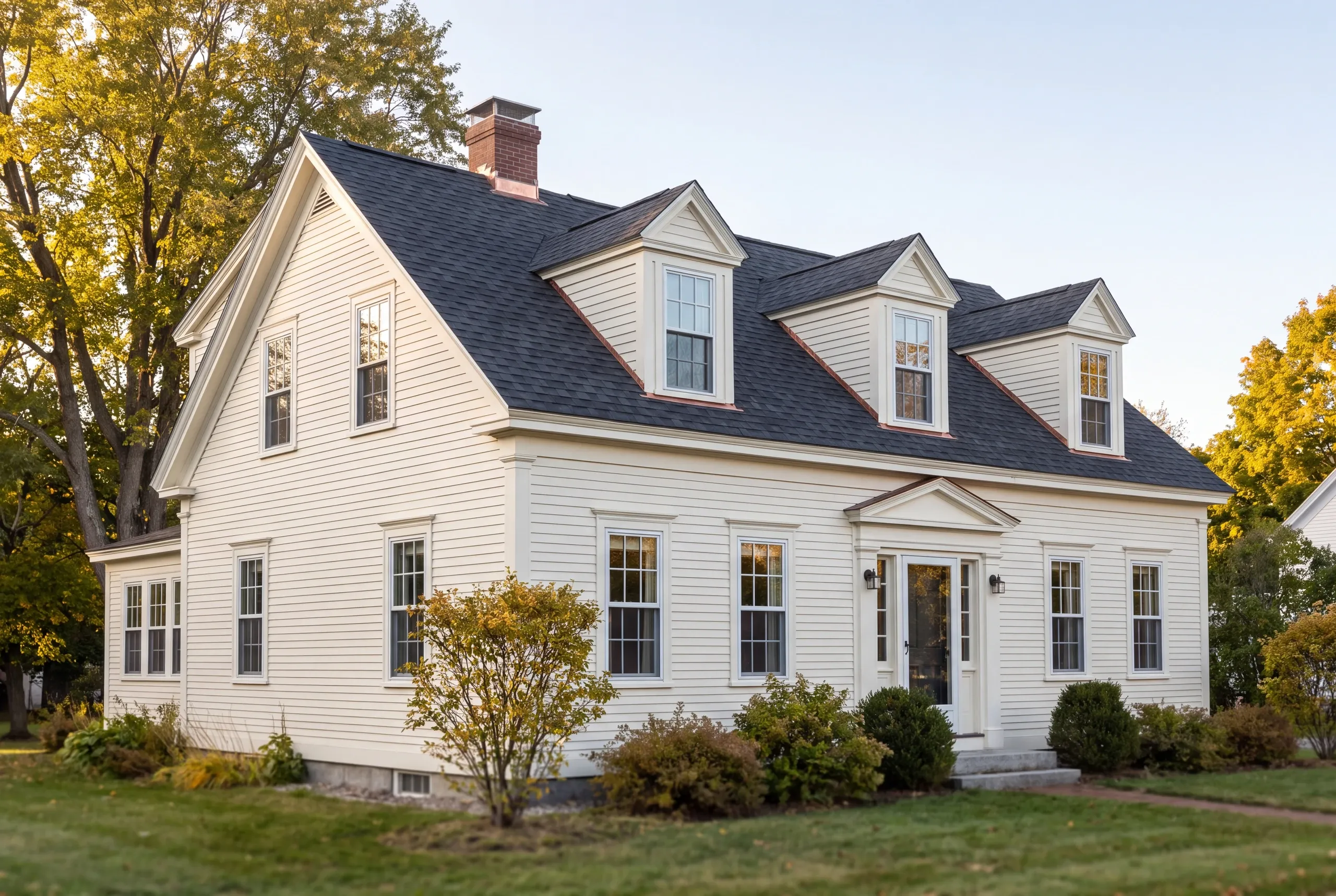 Finished roof on a Gardiner Common historic district home