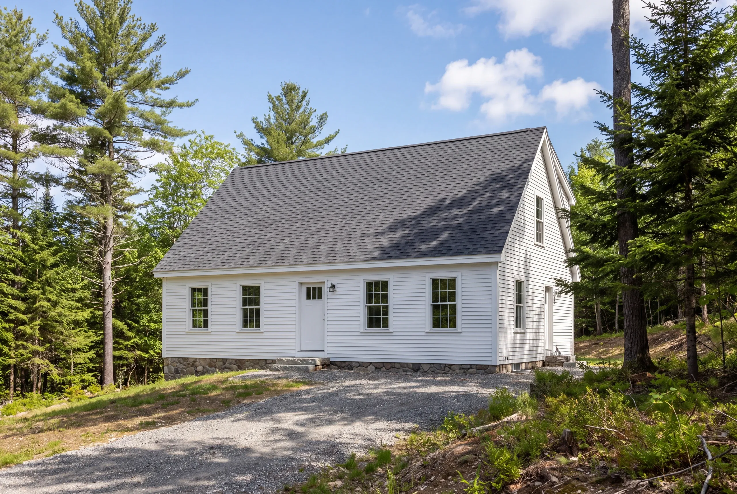 Finished roof on a rural Vienna property