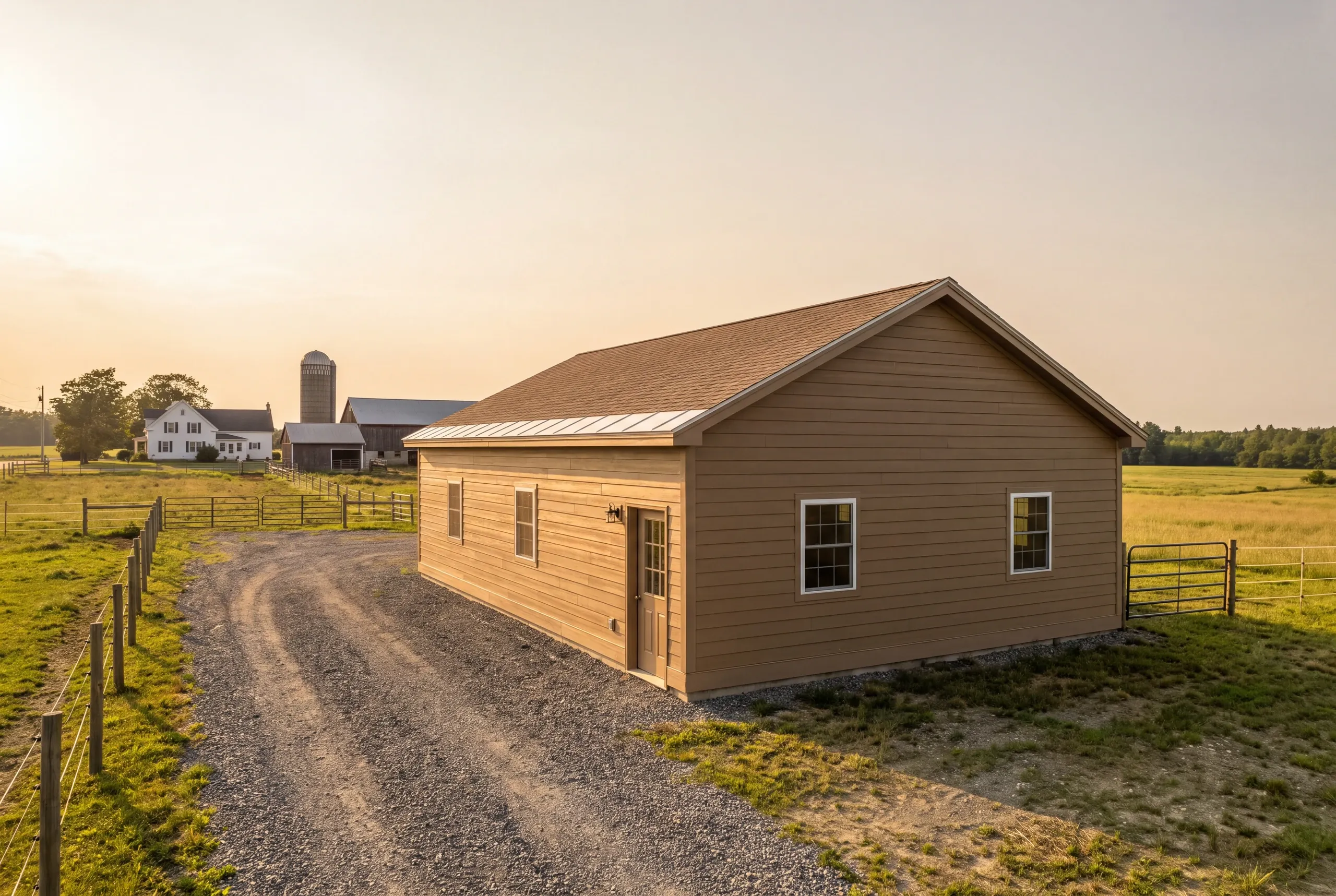 Agricultural building siding replacement in Clinton