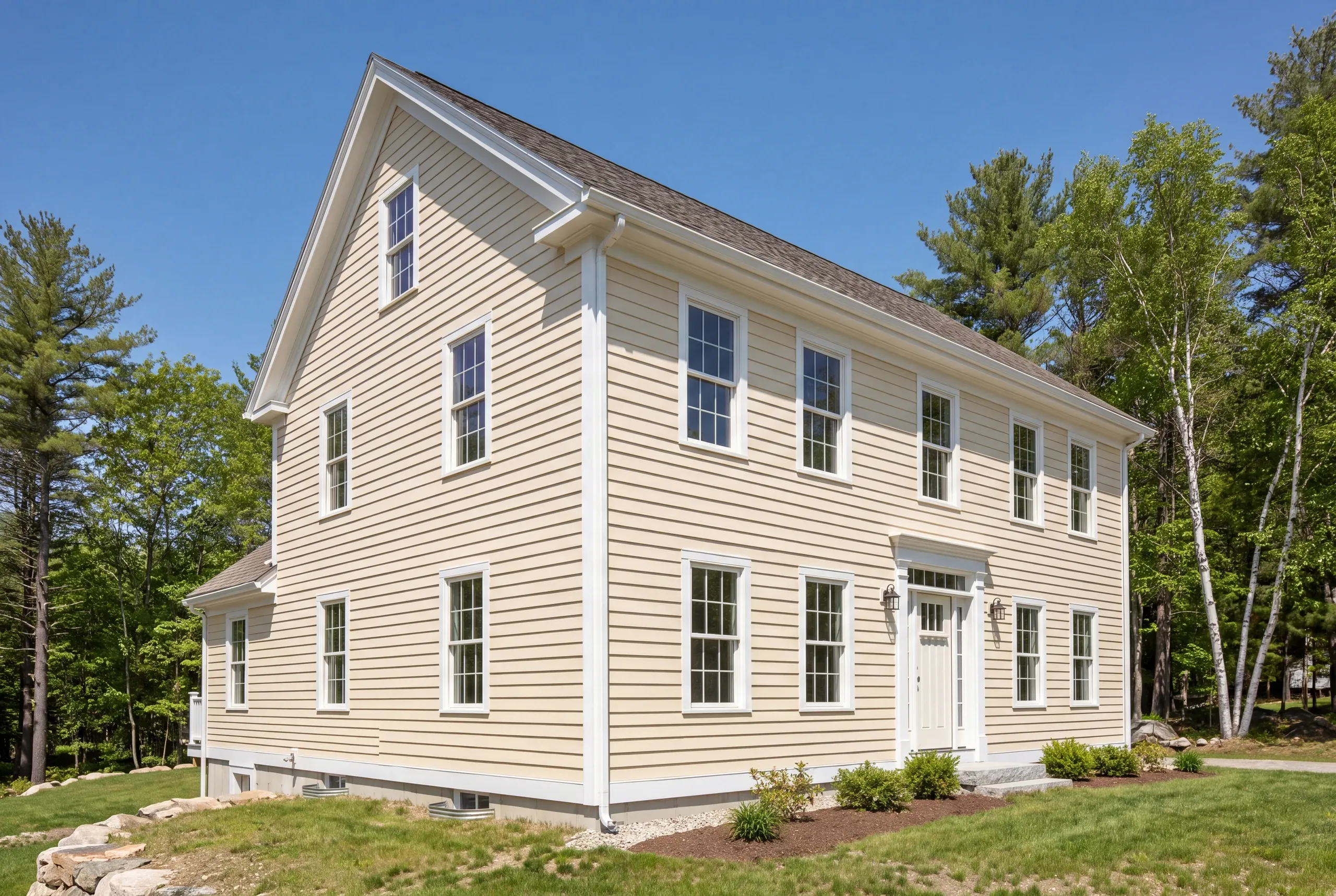 Siding contractor Gardiner, ME working on a historic district home
