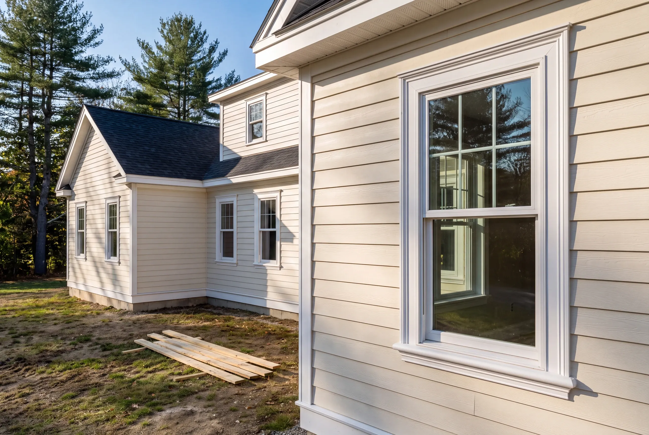 Trim detail matched to a historic profile in Gardiner