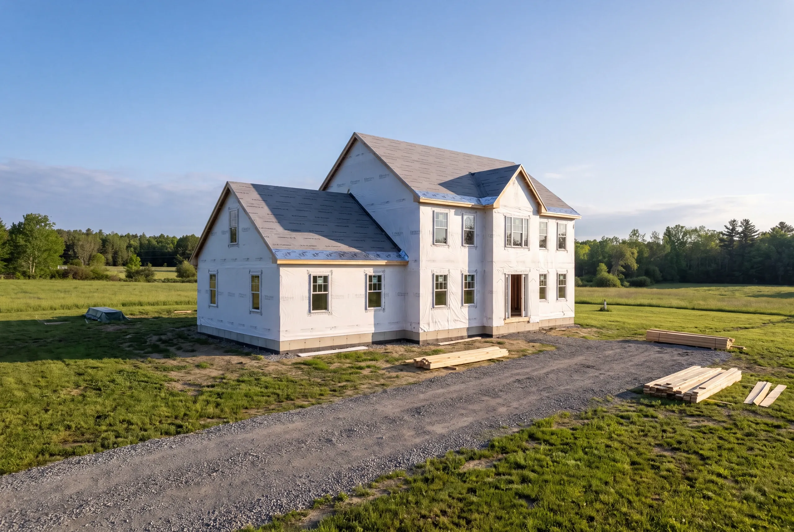 Open acreage staging on a Greene property